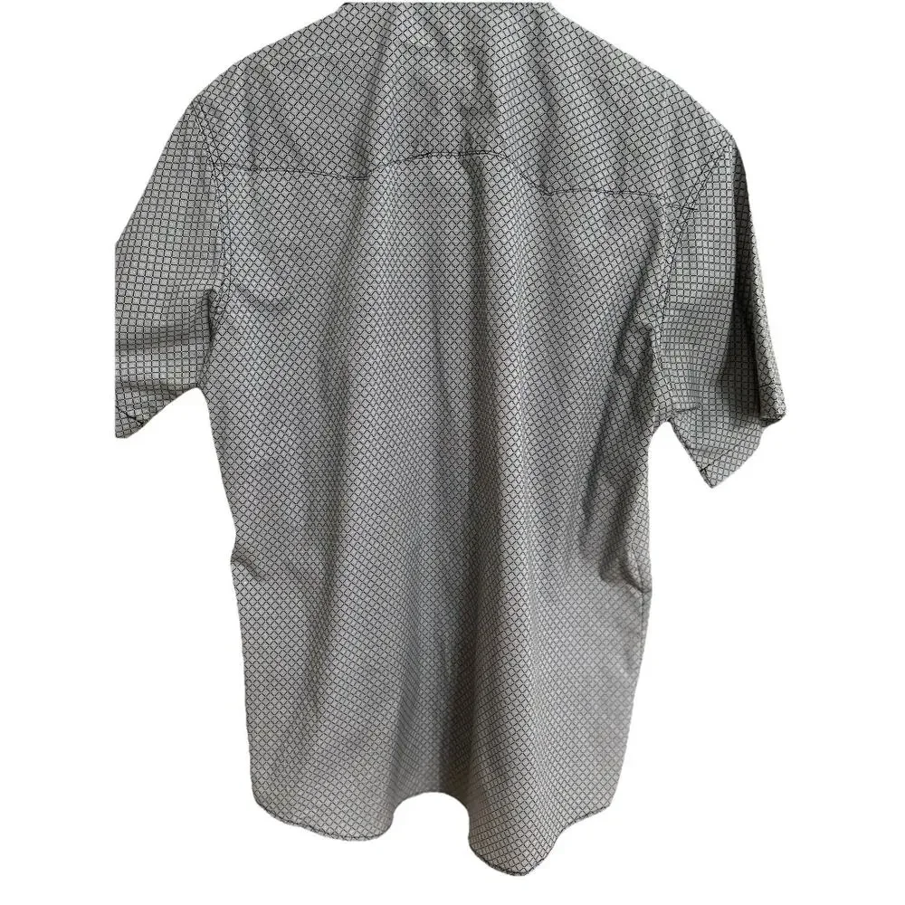 Wrangler Shirt Short Sleeve Large Pearl Snaps - Picture 3 of 4
